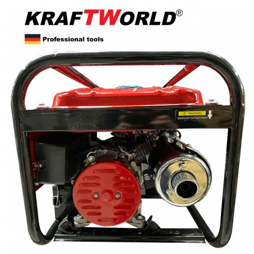 Четиритактов Генератор за Ток KRAFT WORLD 4,5kW - Бензинов Агрегат – снимка 4