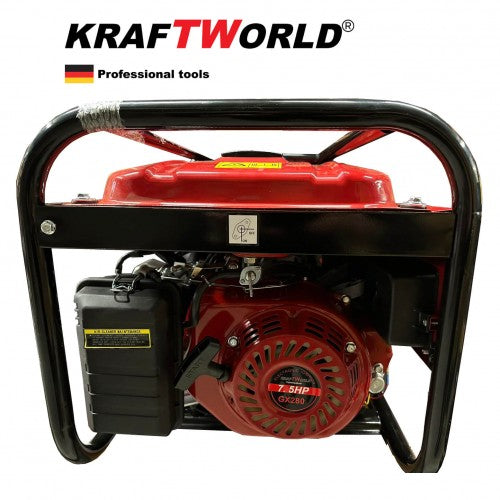 Четиритактов Генератор за Ток KRAFT WORLD 4,5kW - Бензинов Агрегат – снимка 5