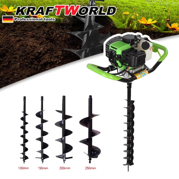 Бензинов Свредел KRAFT WORLD 74 куб.
