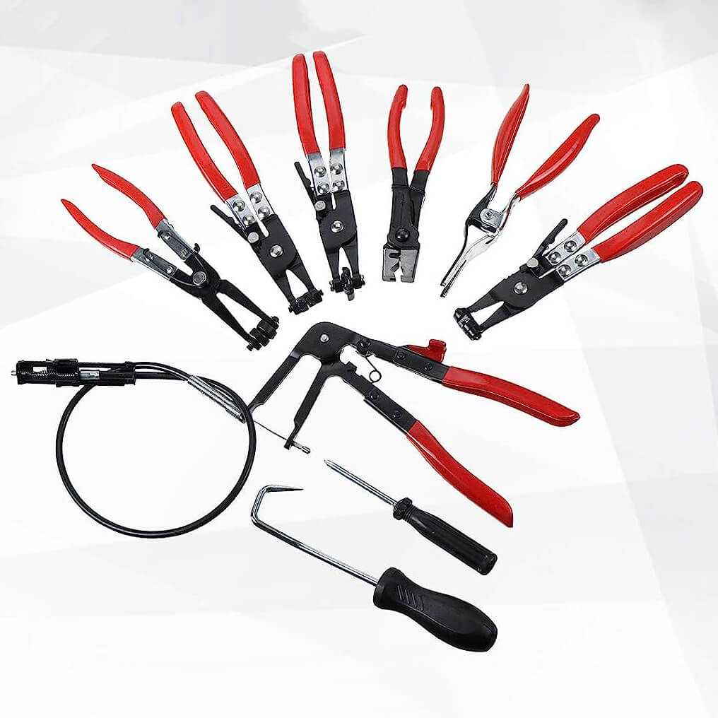 Немски Клещи за скоби за водни съединения от 9 части KraftWorld – снимка 2