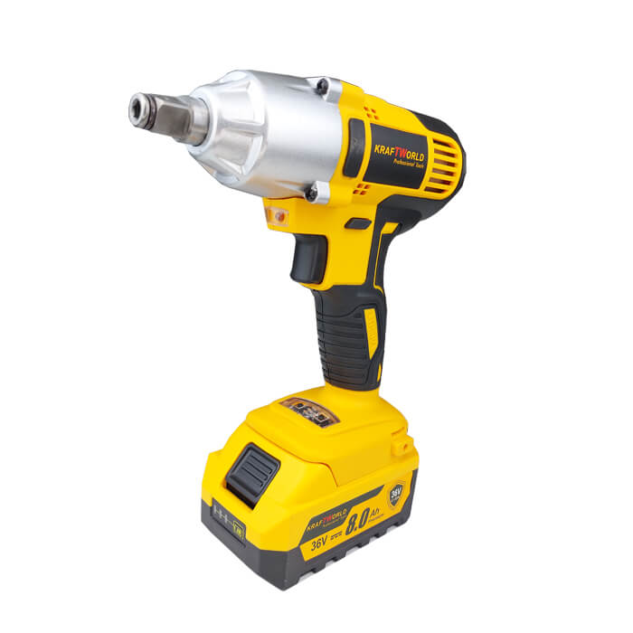 Акумулаторен Ударен Гайковерт 36V,8Ah 800Nm KRAFT WORLD – снимка 3