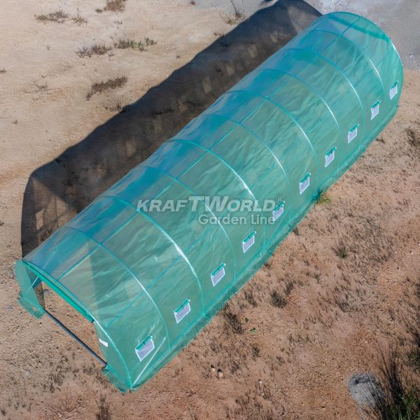 Резервно покривало за оранжерия 10×3×2 м – армирано UV4, KraftWorld – снимка 11