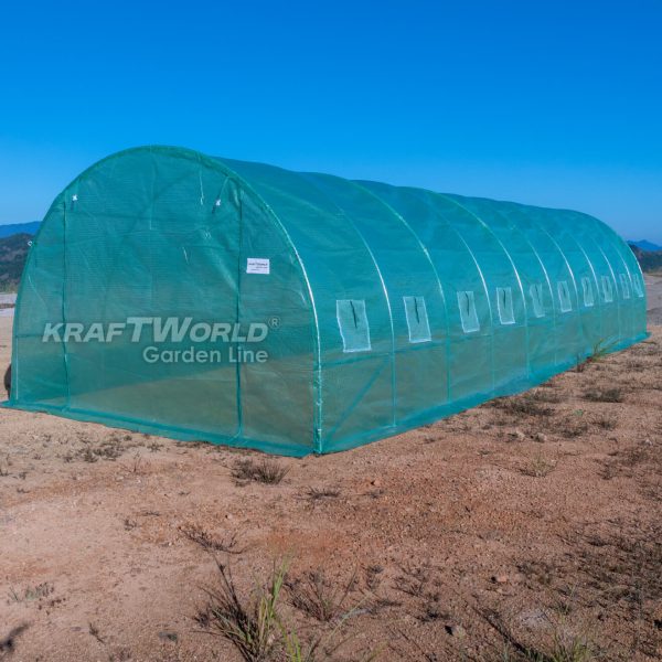 Резервно покривало за оранжерия 10×3×2 м – армирано UV4, KraftWorld – снимка 7