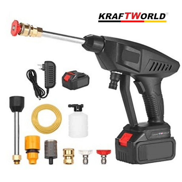 Акумулаторна Водоструйка KRAFT WORLD с 2 Батерии 36V 8Ah – снимка 2