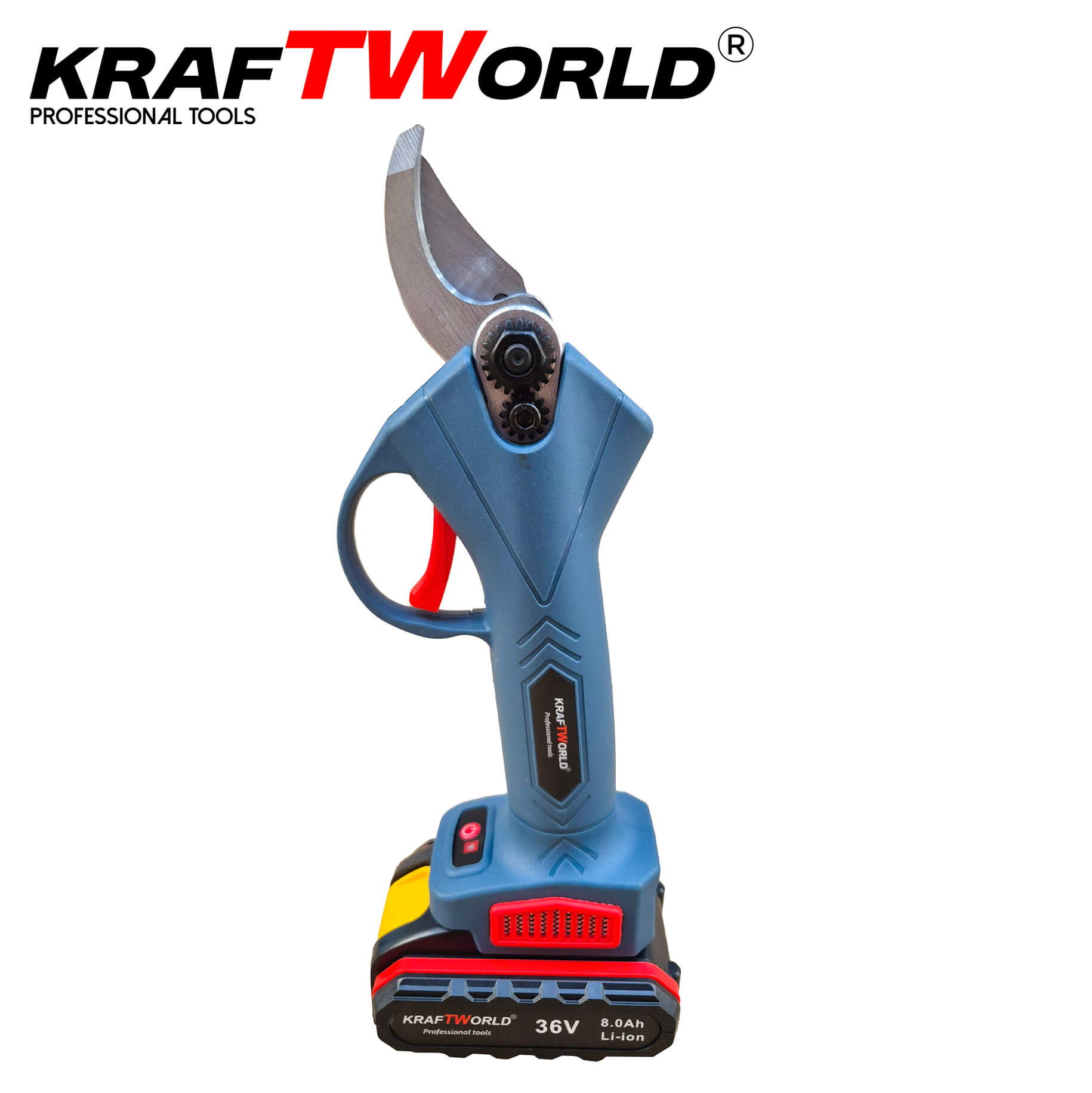 Акумулаторна Лозарска Ножица KraftWorld 36V - Мощност и Прецизност за Рязане до 30мм – снимка 5