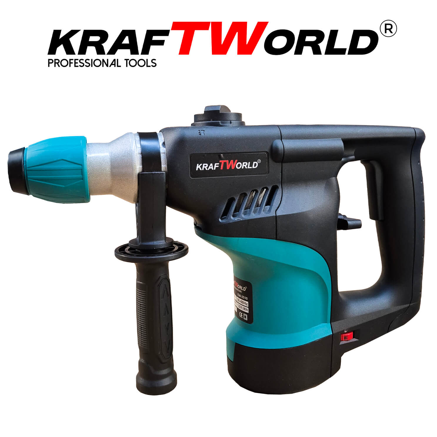 Мощен Ударен Къртач 2000W 5.5J KraftWorld за Тежки Задачи – снимка 2