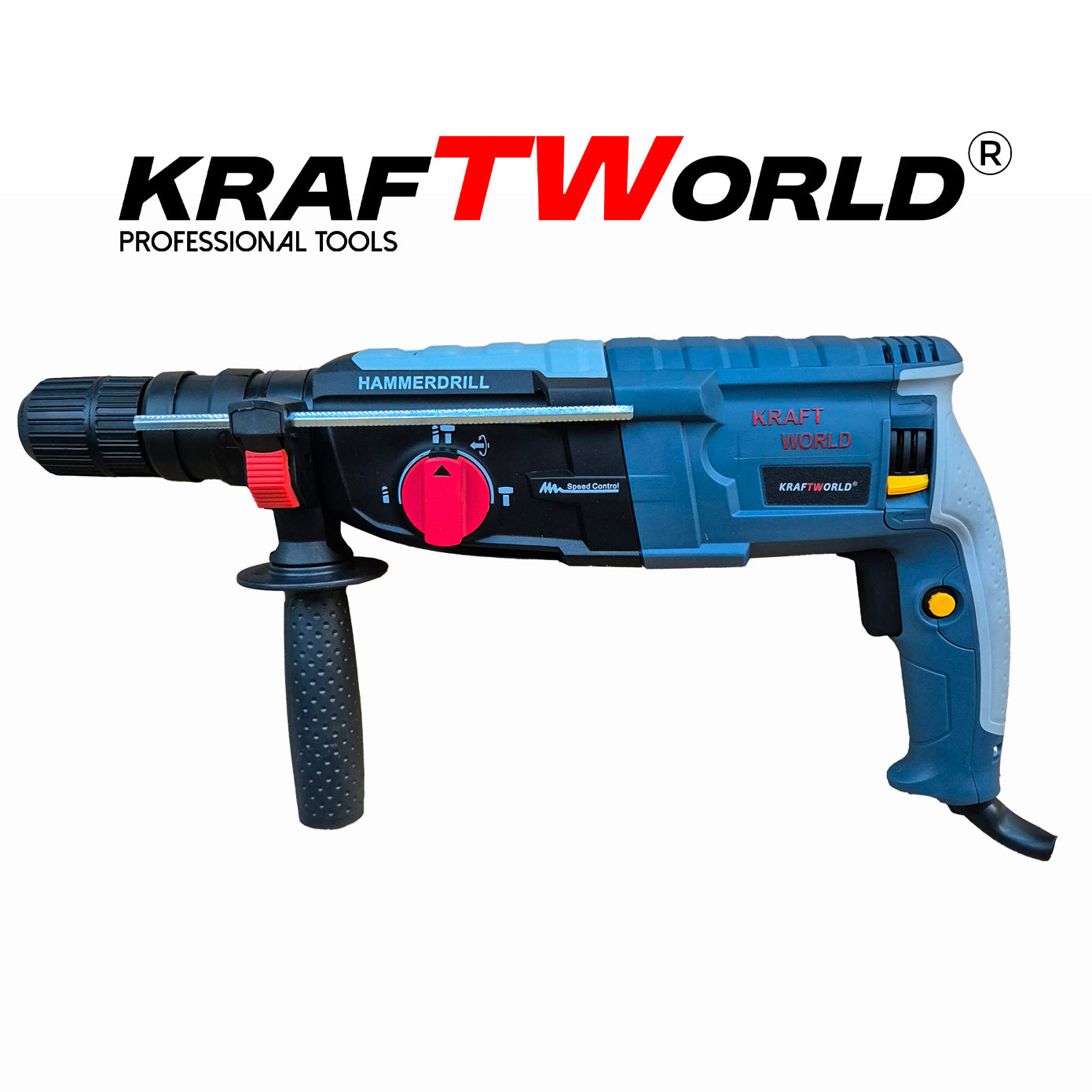 Перфоратор KraftWorld – Пробиване, Ударно Пробиване и Къртене – снимка 3