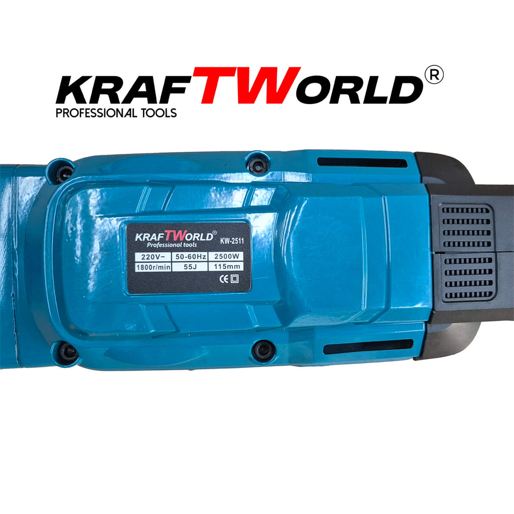 KraftWorld Къртач 2500W с Метален Куфар – Максимална Мощност за Тежки Проекти – снимка 3