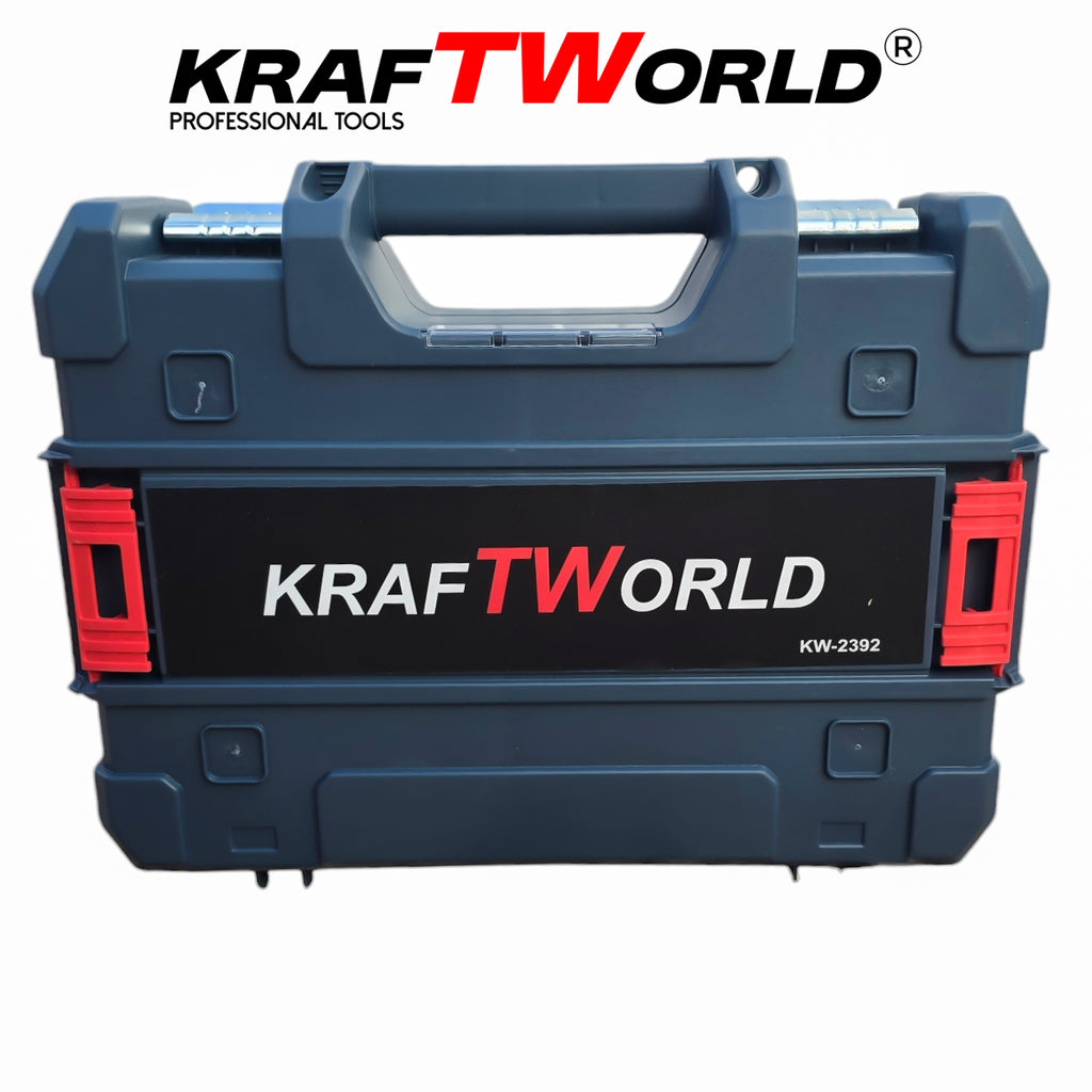 Акумулаторен Винтоверт и Безчетков Ъглошлайф KraftWorld – снимка 8