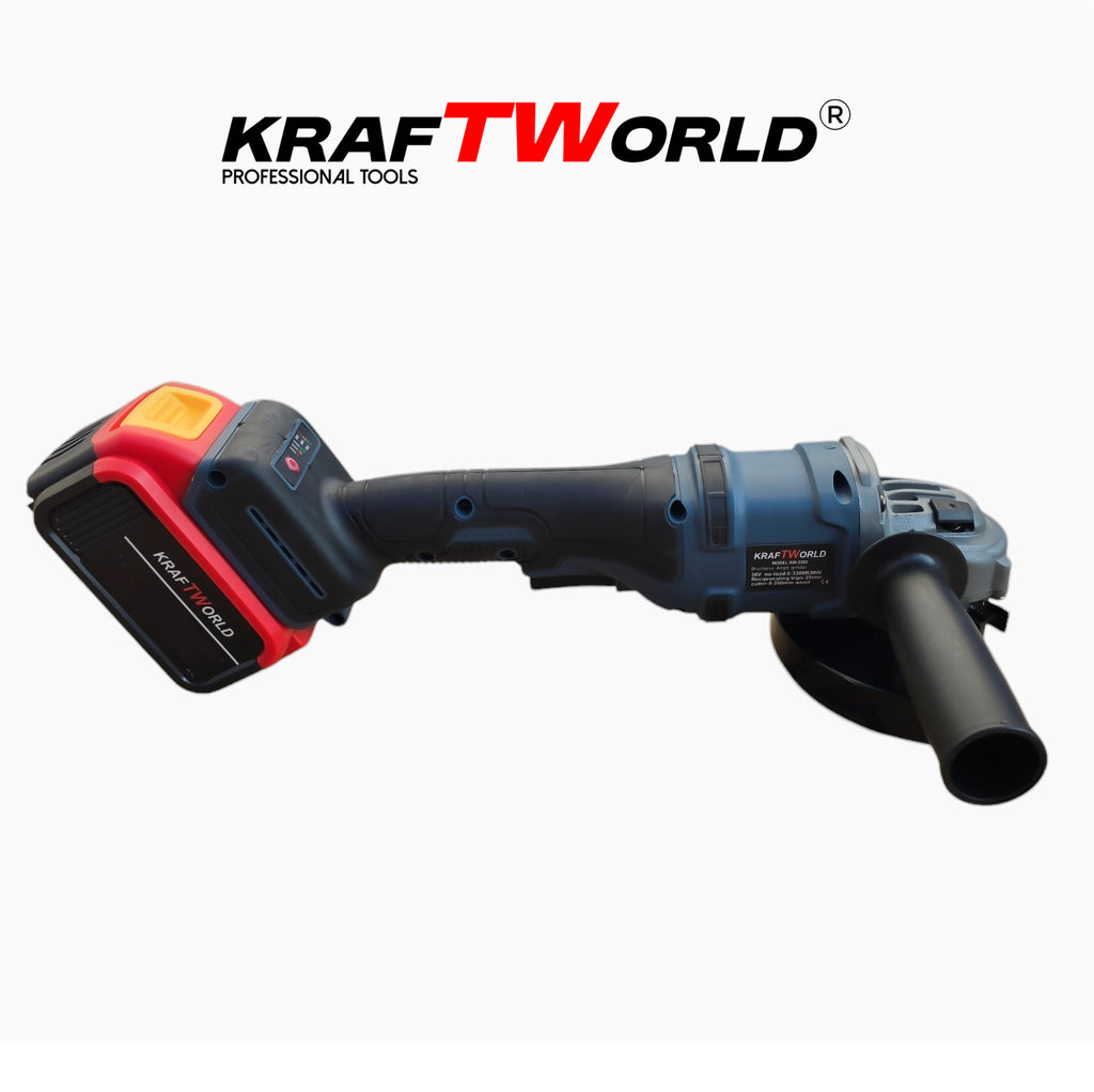 Акумулаторен Винтоверт и Безчетков Ъглошлайф KraftWorld – снимка 3