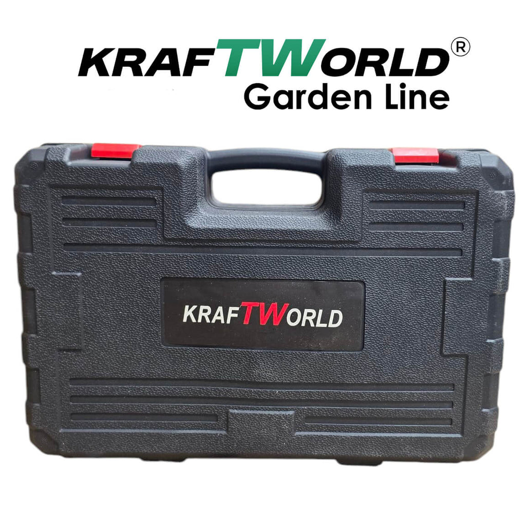 Професионален комплект KraftWorld – Лозарска ножица с 4 степени + Мини Резачка с Авто смазване – снимка 10