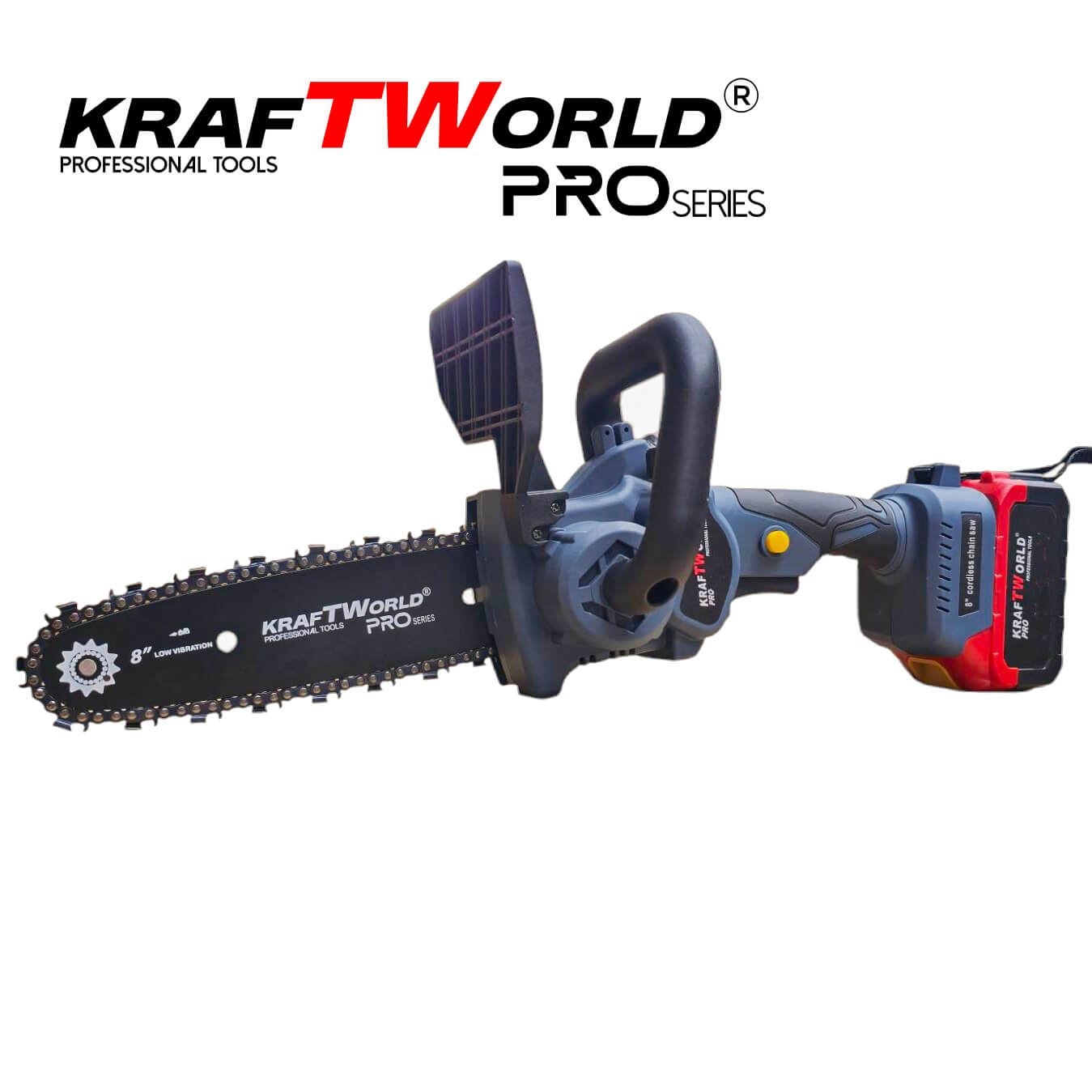 Акумулаторна Резачка KraftWorld 8″ с Автоматично Омасляване и Безчетков Мотор – снимка 3