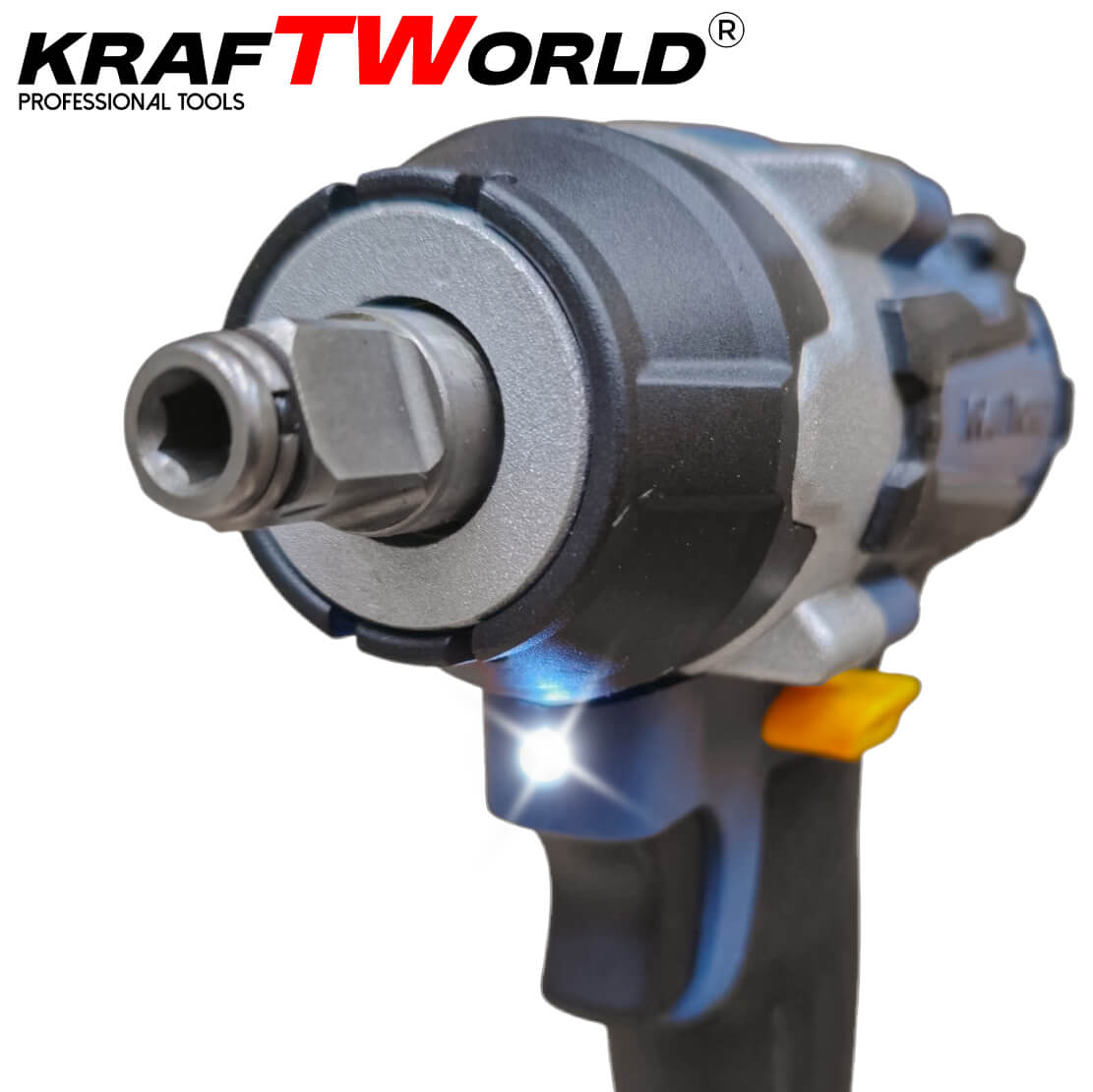 KraftWorld Акумулаторен Ударен Гайковерт 24V 4Ah – 850Nm + Куфар и 35 Части! – снимка 2