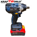 KraftWorld Акумулаторен Ударен Гайковерт 24V 4Ah – 850Nm + Куфар и 35 Части!