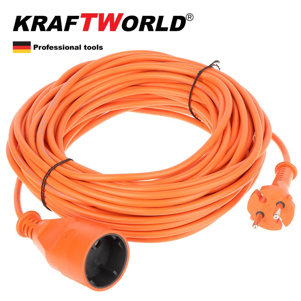 Градински Кабел Удължител 20м KraftWorld , 3x2.5, 220V 16А – снимка 2