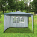 🏕️ Градинска шатра HERLY 3x3x2.5 м с две страници – Практична защита и комфорт на открито! 🌞🌿