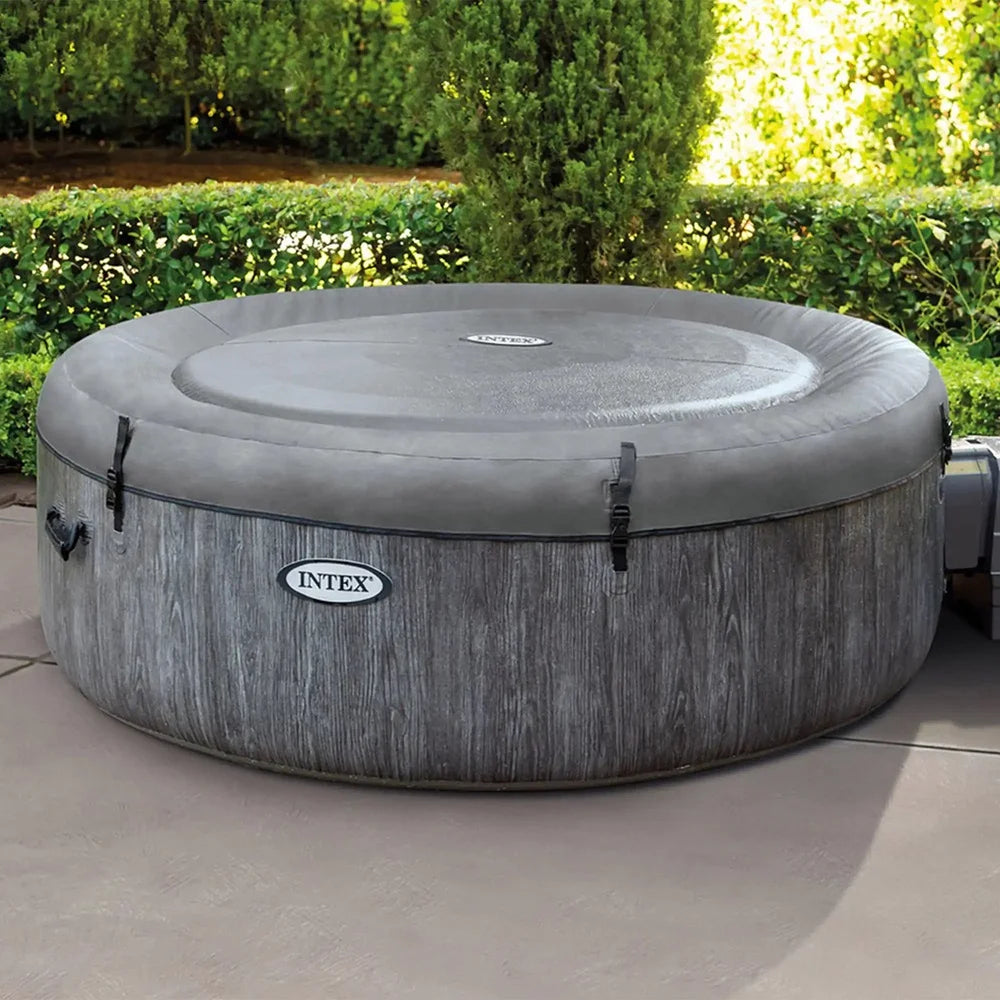 Надуваемо кръгло джакузи Intex 28442 Greywood Deluxetm 216х71см / 1098л – снимка 6