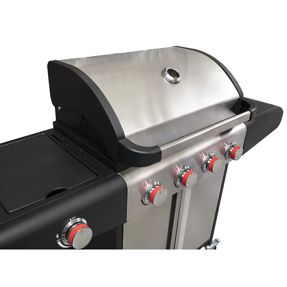Газово барбекю Ziel Grill G9504AE-SB 136x46x107см – снимка 2