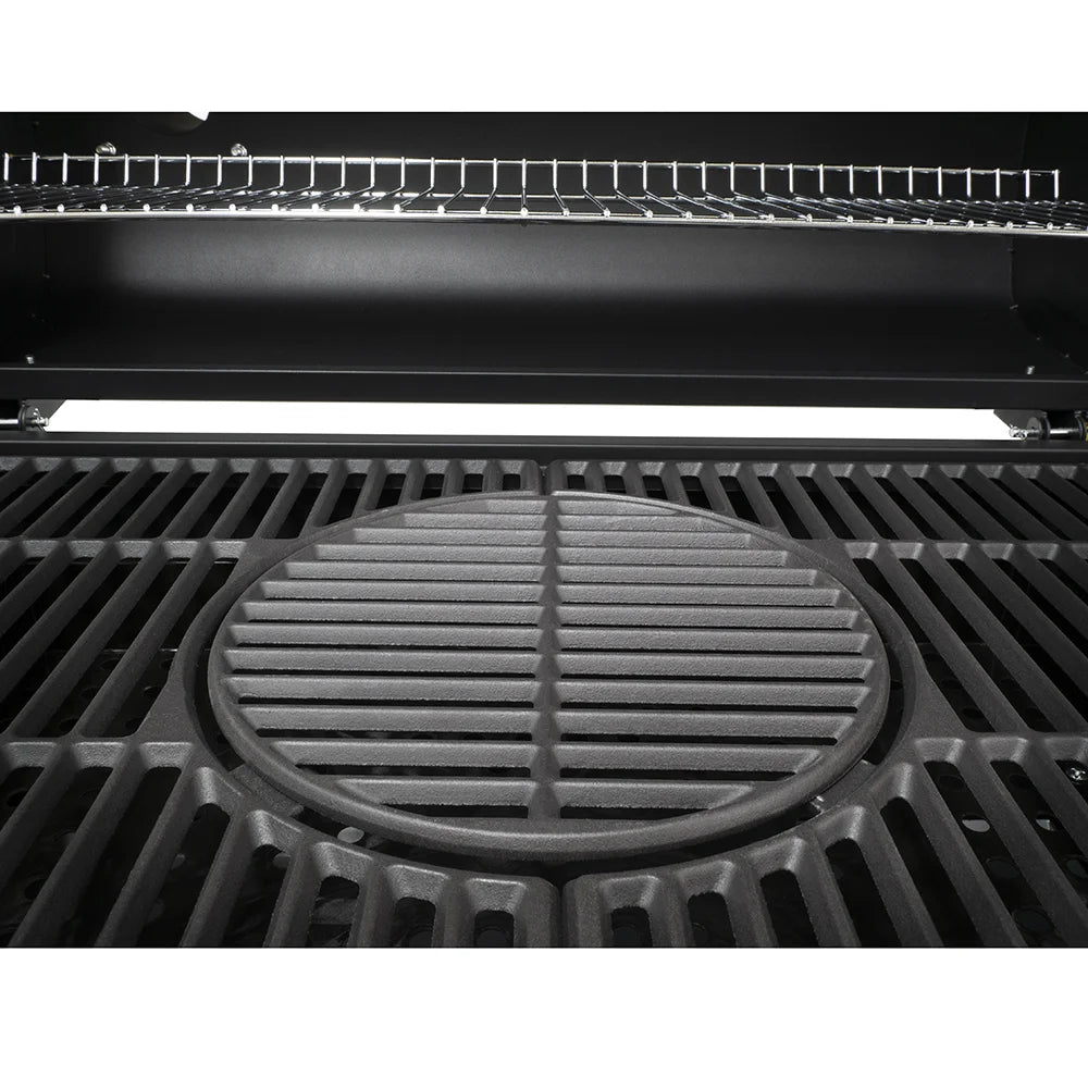 Барбекю на дървени въглища с чугунена плоча Ziel Grill KDL2006 черен мат – снимка 5
