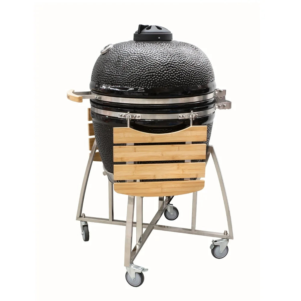Керамично барбекю на дървени въглища Ziel Grill Kamado Giant 27 / ø67см – снимка 7