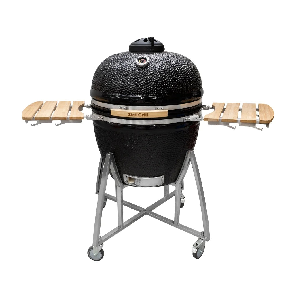 Керамично барбекю на дървени въглища Ziel Grill Kamado Giant 27 / ø67см – снимка 4
