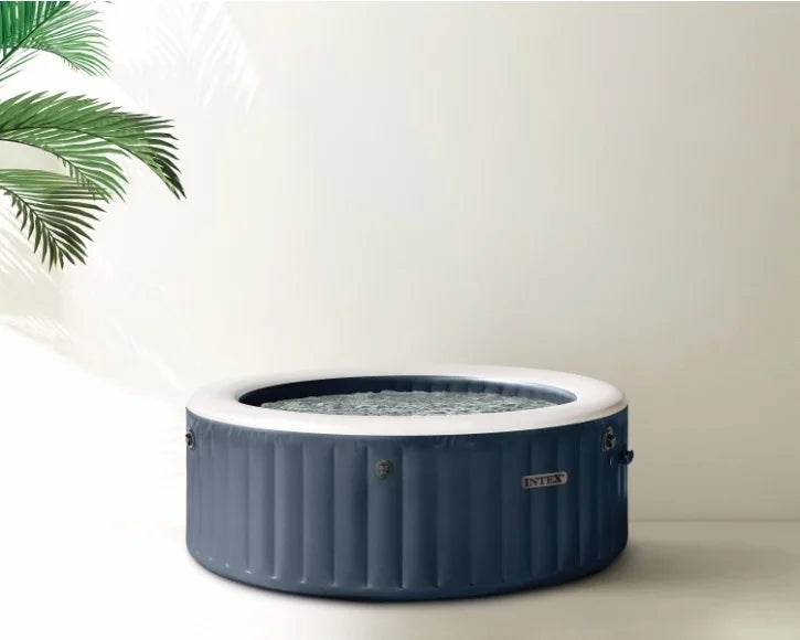 Надуваемо джакузи Intex 28432NP PureSpa™ Plus Navy Bubble Massage за 6 човека – снимка 5