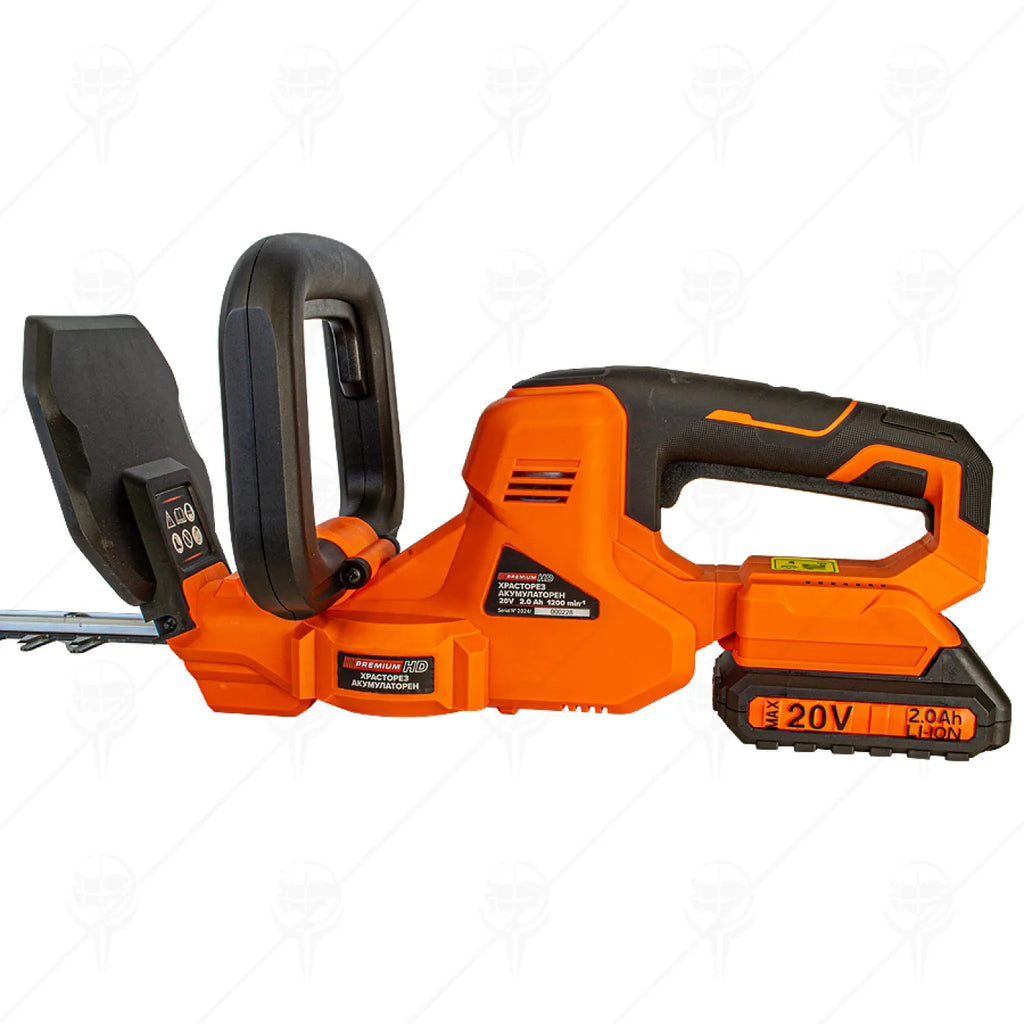 АКУМУЛАТОРЕН ХРАСТОРЕЗ PREMIUM HD20 – 20V, 520 мм, LI-ION 2Ah – снимка 3
