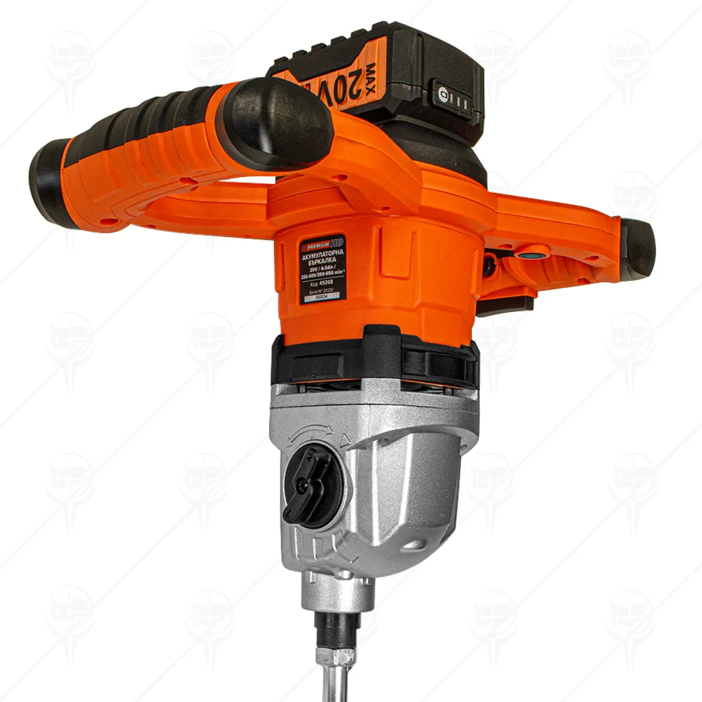 АКУМУЛАТОРНА БЪРКАЛКА 20V 4Ah PREMIUM HD20 – МОЩНА, БЕЗЧЕТКОВА