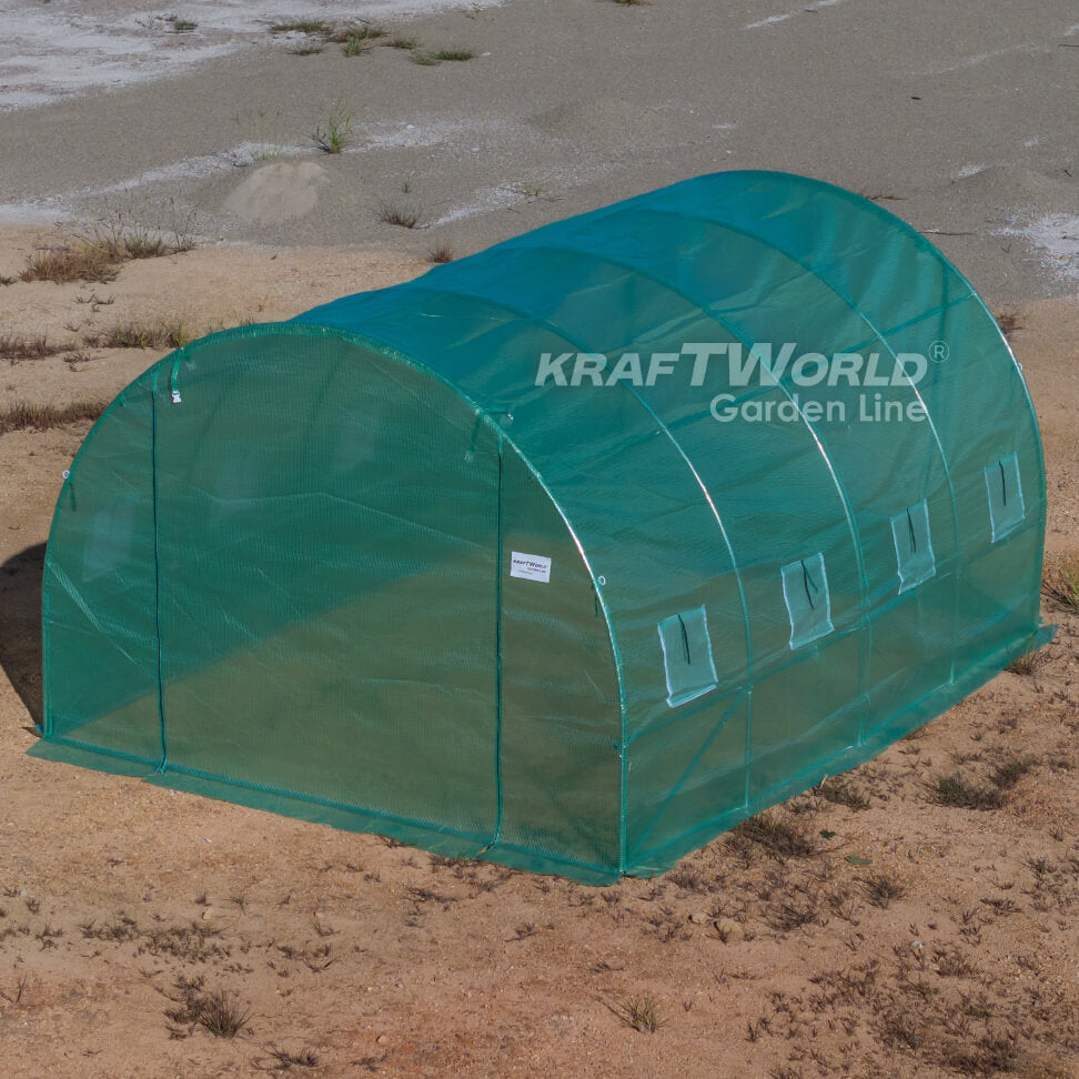 Резервно покривало за оранжерия 4×3×2 м – армирано UV4, KraftWorld Garden Line – снимка 2