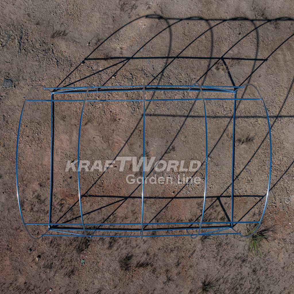 Градинска Тунелна Оранжерия 4 м KraftWorld Garden Line – усилена конструкция и 8 прозореца – снимка 2