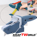 Инструмент за Рязане на Гипскартон и Дървен Материал KraftWorld с ролетка и молив