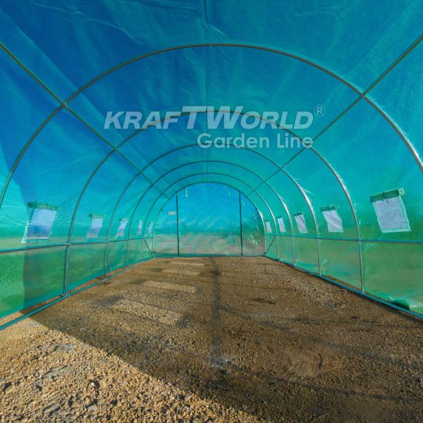 Резервно покривало за оранжерия 10×3×2 м – армирано UV4, KraftWorld – снимка 3