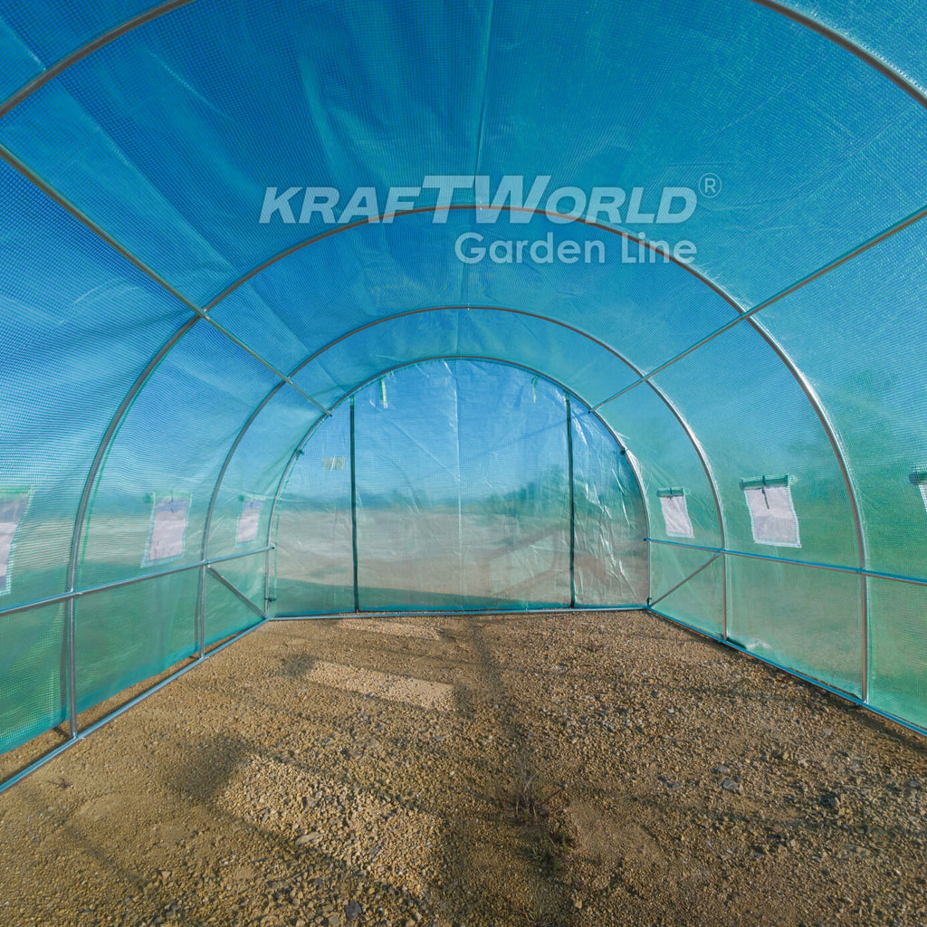 Резервно покривало за оранжерия 4×3×2 м – армирано UV4, KraftWorld Garden Line – снимка 4