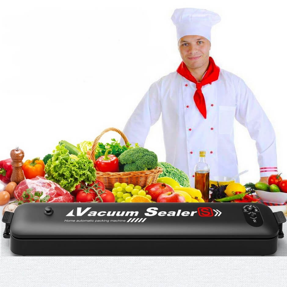 Машина за Вакyумиране и Запечатване на Храни Vacuum Sealer – снимка 4