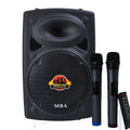 Караоке Тонколона 15" 2 Броя Безжични Микрофони MBA F15W