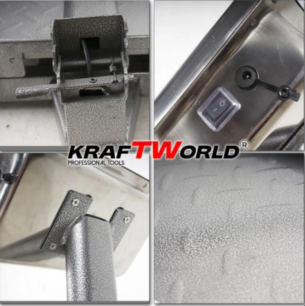 Електронен сгъваем кантар KraftWorld – до 300 кг, платформена везна 45x60 см – снимка 4