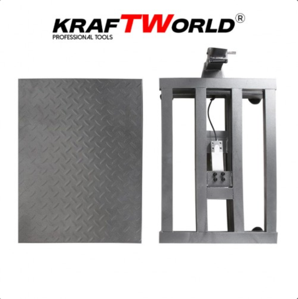 Сгъваем електронен кантар KraftWorld – до 100 кг, платформа 30x40 см – снимка 3