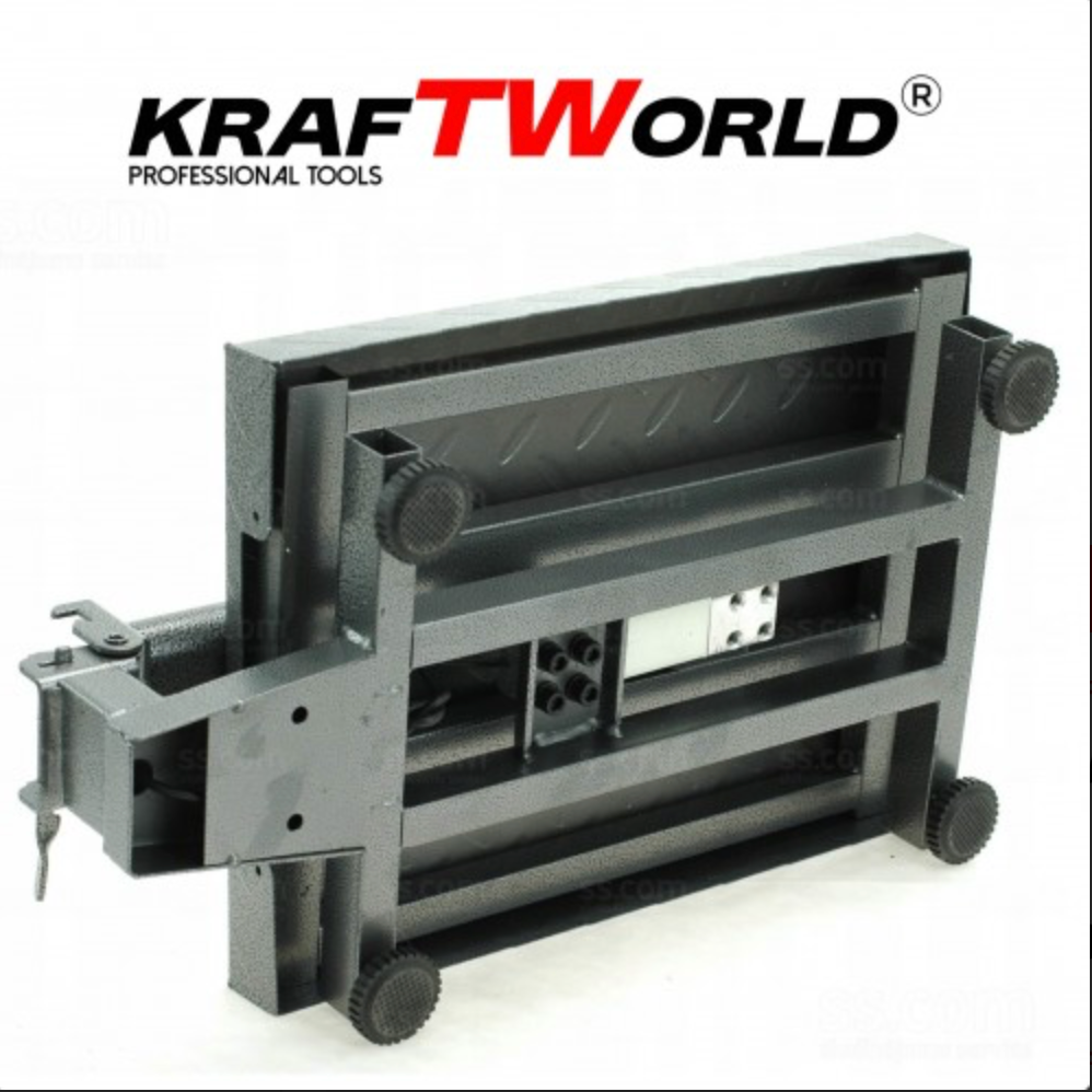 Електронен платформен кантар KraftWorld – до 300 кг, платформа 40x50 см – снимка 4