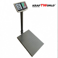 Електронен сгъваем кантар KraftWorld – до 300 кг, платформена везна 45x60 см