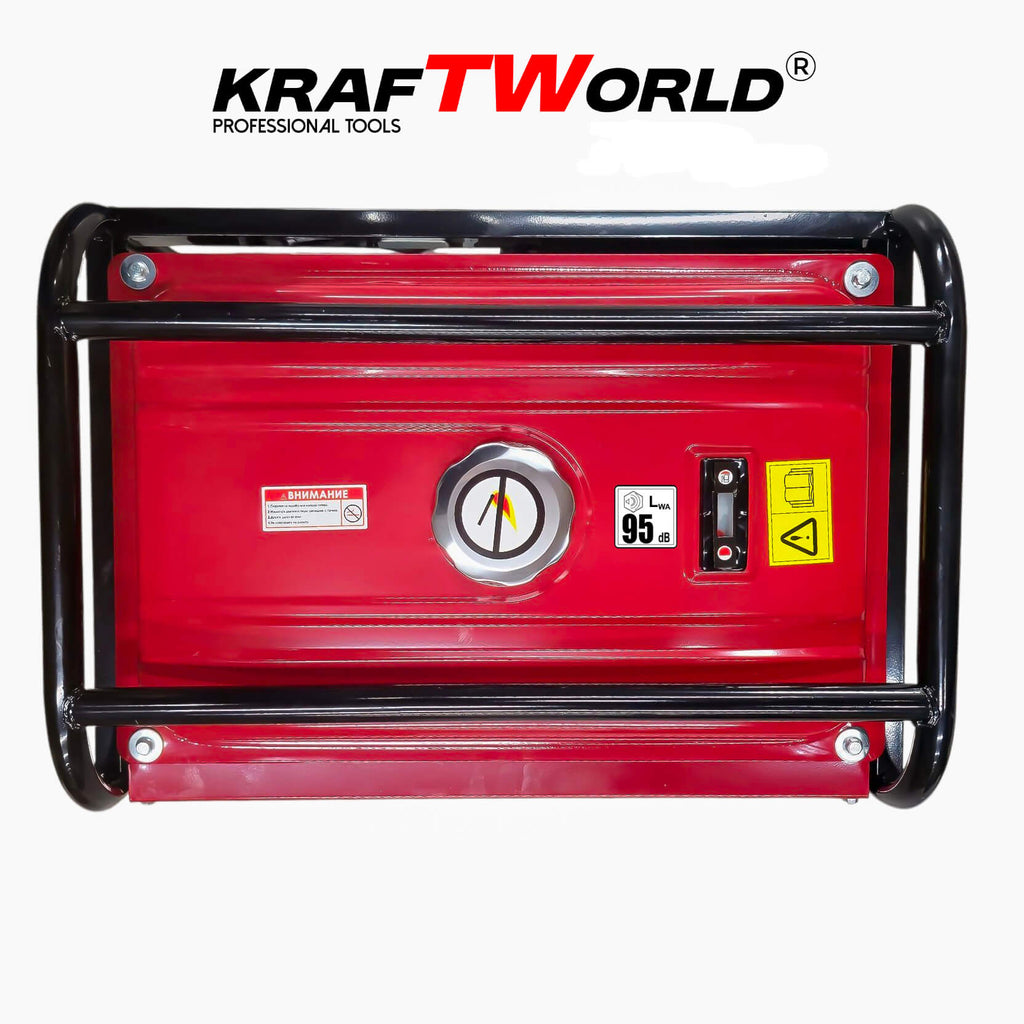 Четиритактов Бензинов Генератор за ток KraftWorld 4.5 kW монофазен агрегат – снимка 4