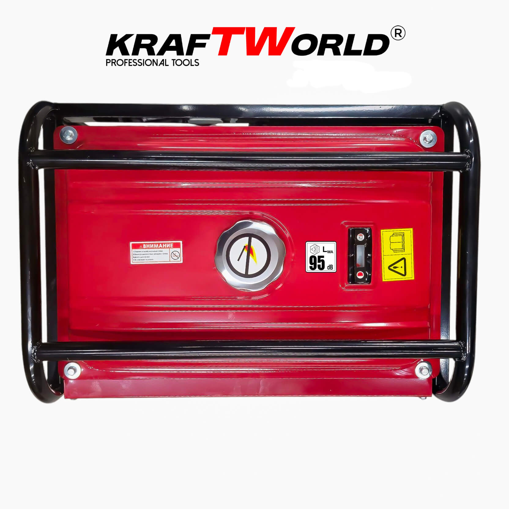 Четиритактов Бензинов Генератор за ток KraftWorld 4.5 kW монофазен агрегат – снимка 4