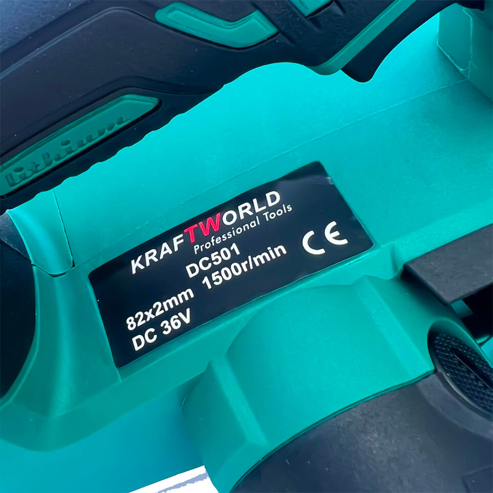 Немско Акумулаторно Гредово Ренде KraftWorld 36V 10Ah 2бр батерии – снимка 3