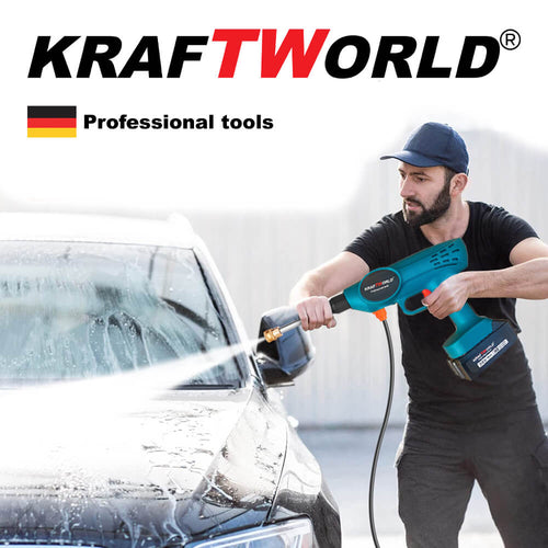 Акумулаторна Водоструйка KraftWorld 36V, 26 бара, с контейнер за препарат – снимка 2
