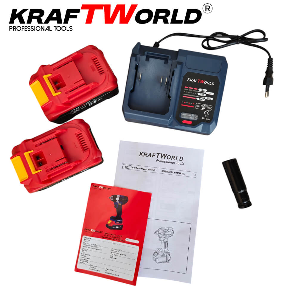 Акумулаторен гайковерт Kraftworld PowerShare 36V – снимка 6