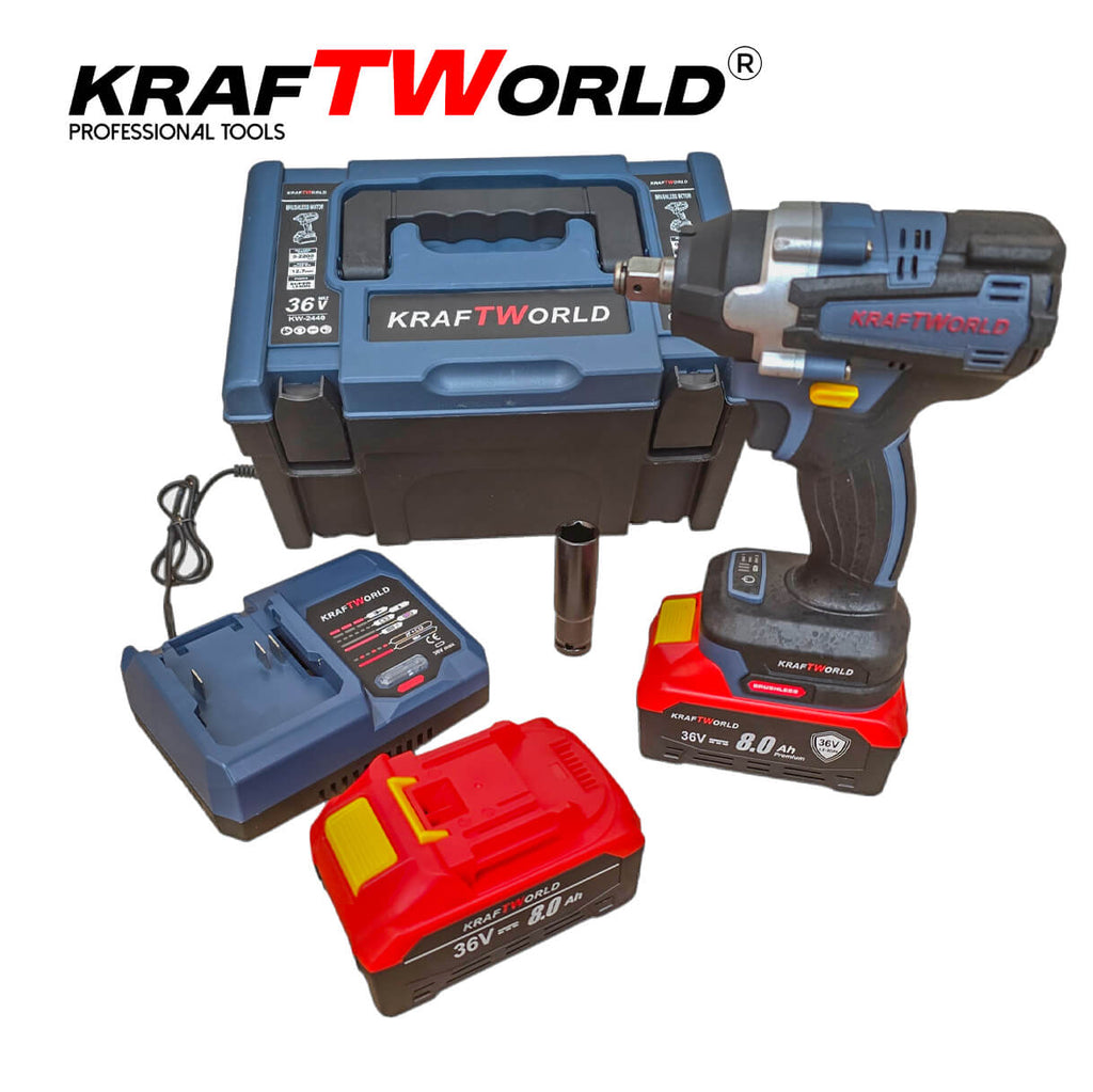 Акумулаторен гайковерт Kraftworld PowerShare 36V