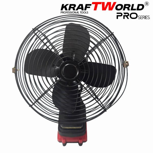 Акумулаторен Преносим вентилатор KraftWorld PRO 21V с 2 батерии 4Ah – снимка 3