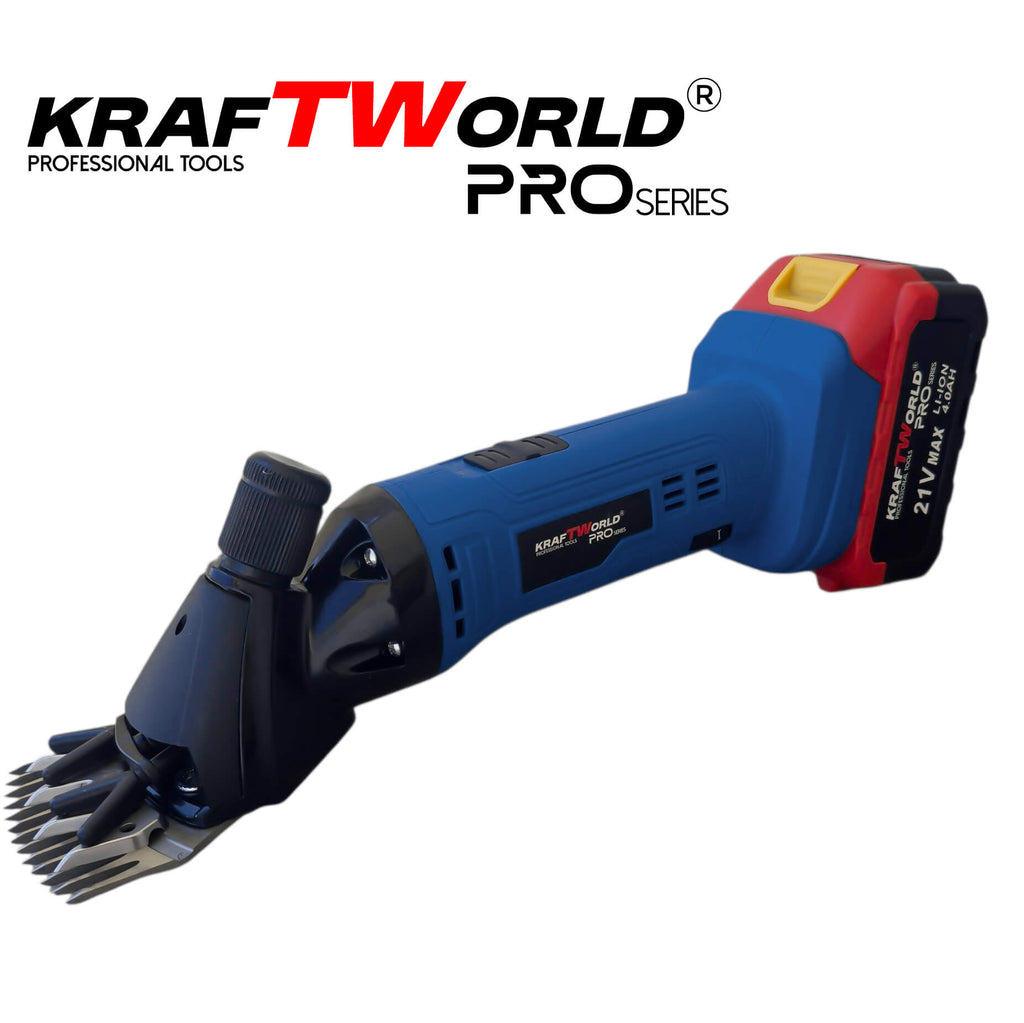 Акумулаторна Машинка за стригане на овце KraftWorld PRO безжична, с куфар – снимка 3
