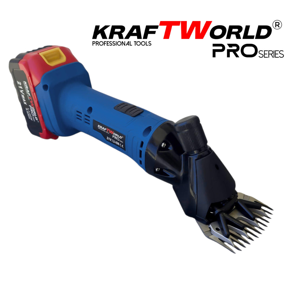 Акумулаторна Машинка за стригане на овце KraftWorld PRO безжична, с куфар – снимка 4