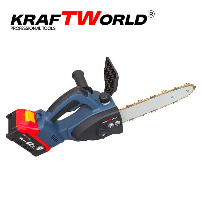 KraftWorld 36V Трион с 2 Батерии и Автоматично Омасляване – снимка 4