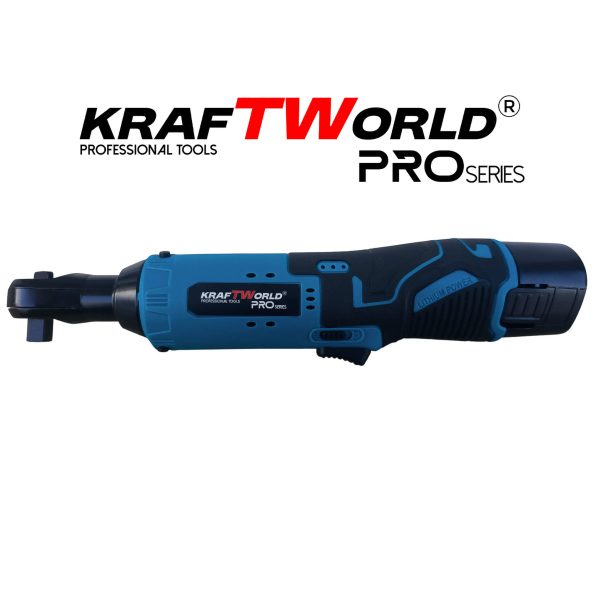 Акумулаторна ударна тресчотка 3/8″ 68Nm KraftWorld с 2 батерии12V – снимка 5